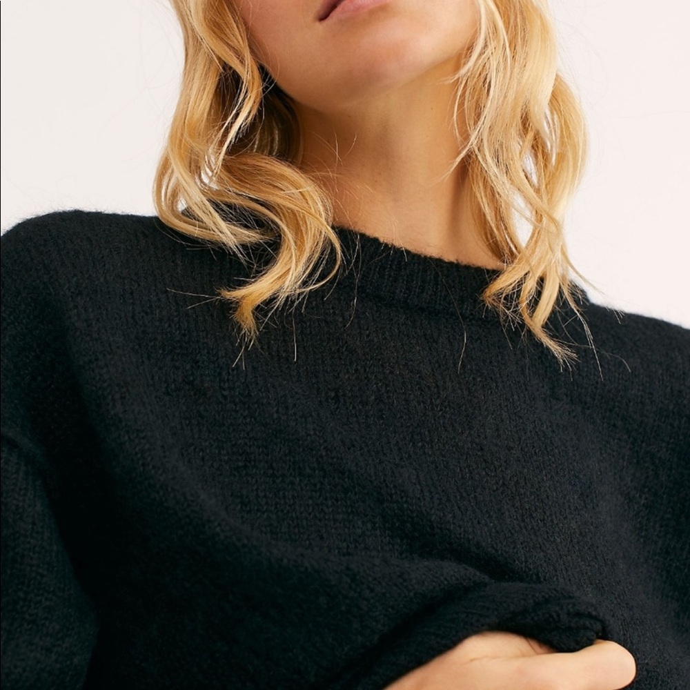Free People Wool-Alpaca Blend Sweater NWT - Picture 3 of 5